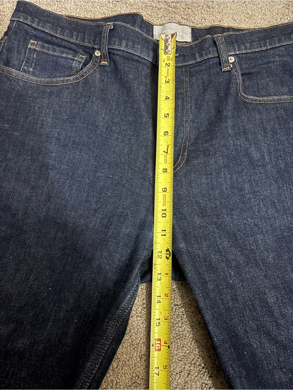 Everlane Jeans Mens Size 38x30
Blue Straight Leg Business Casual - Picture 7 of 10